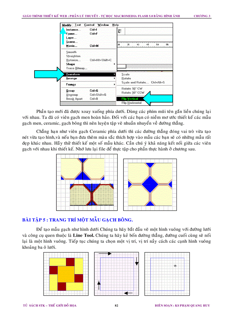 image for page Vẽ đường thẳng và vòng tròn Flash 5