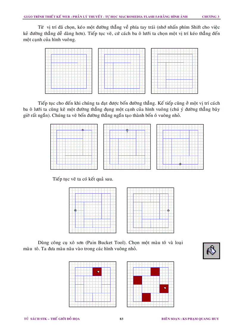 image for page Vẽ đường thẳng và vòng tròn Flash 5