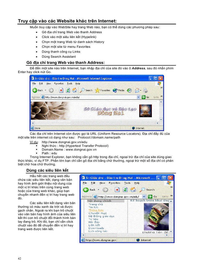 Internet Explorer và Mail