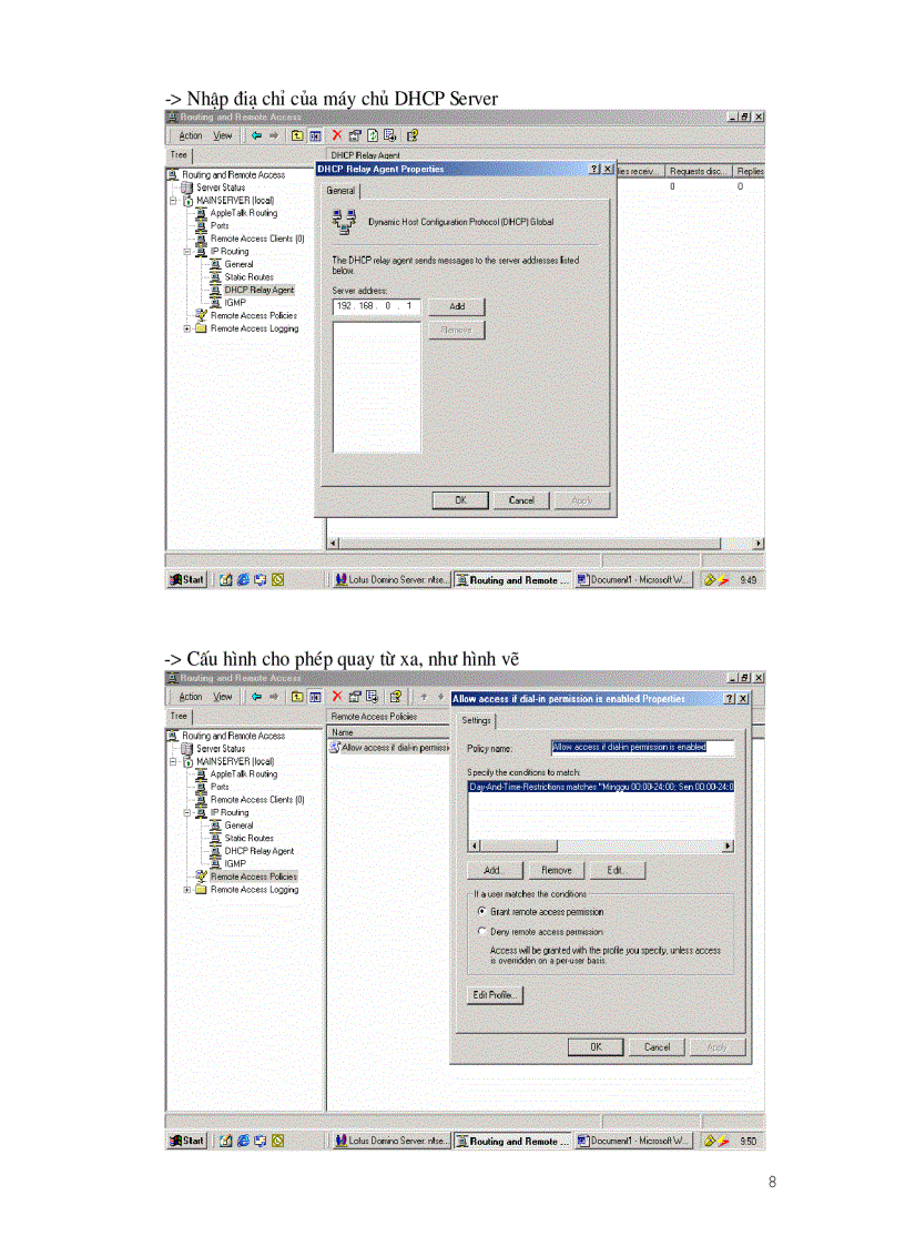 image for page Hướng dẫn cấu hình máy chủ cho phép truy cập từ xa và làm máy chủ ftp server