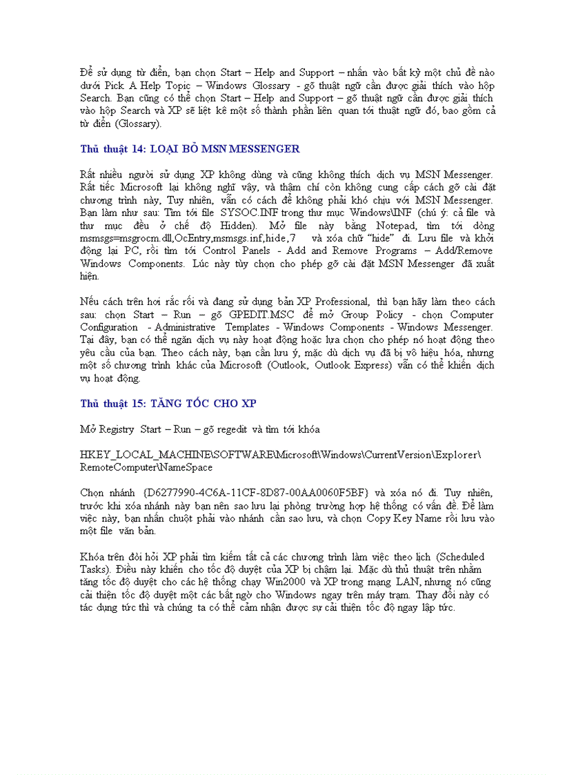 image for page 15 thủ thuật với Windows Xp