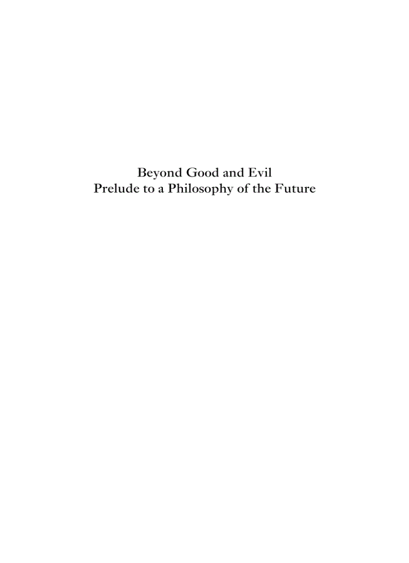 image for page Beyond good and evil