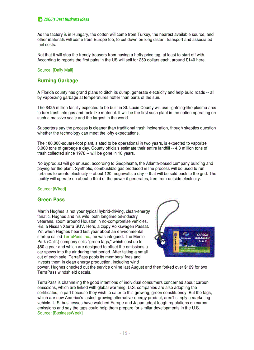 image for page 2006 Best Biz Ideas