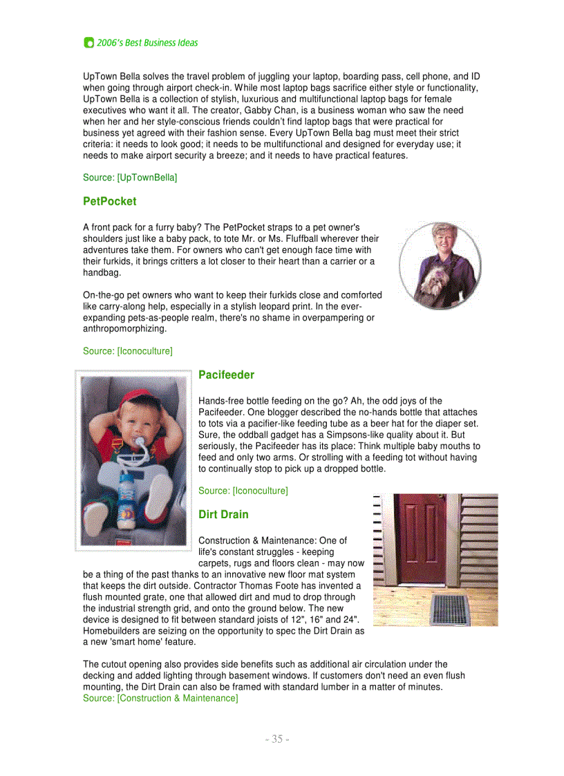 image for page 2006 Best Biz Ideas