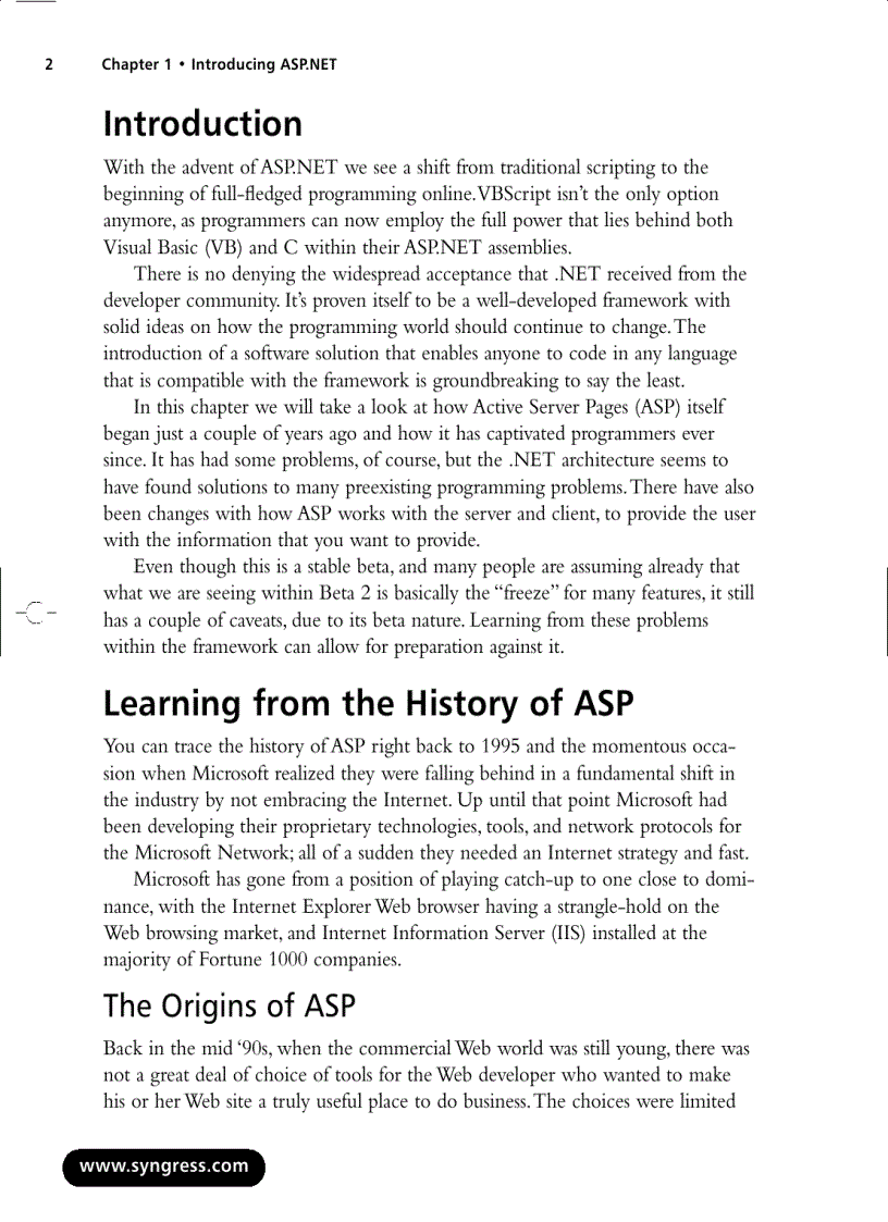 image for page ASP NET Web Developer s Guide