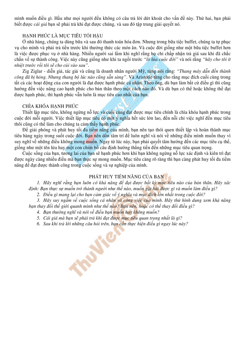 image for page Chinh Phục Mục Tiêu Goals best seller