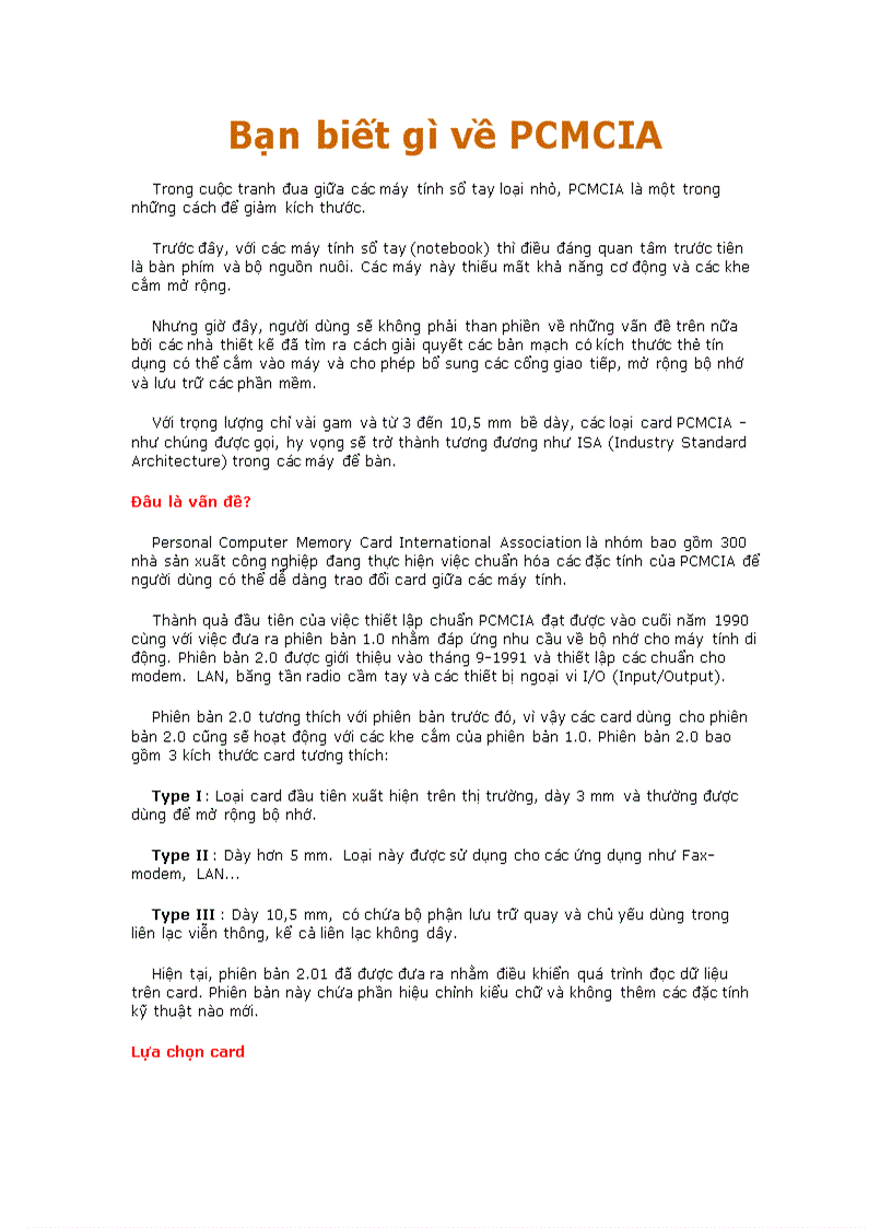 image for page Bạn biết gì về PCMCIA