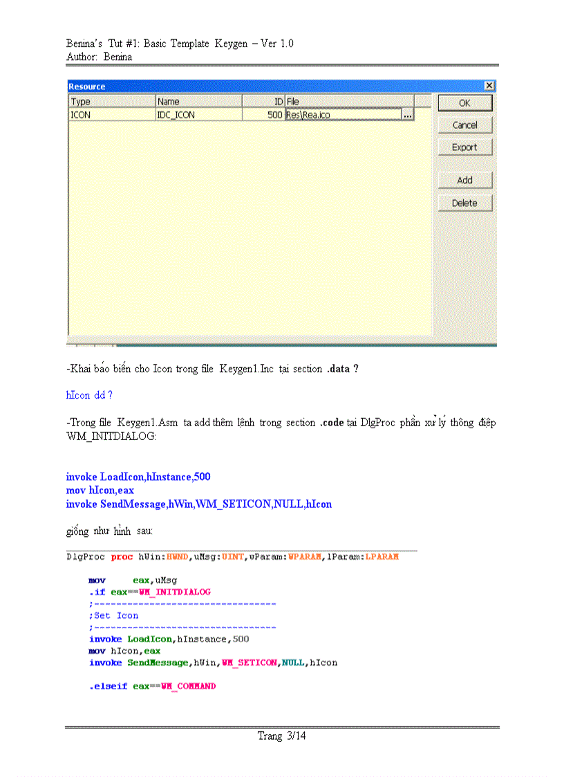 Benina s Tut 1 Basic Template Keygen Ver 1 0