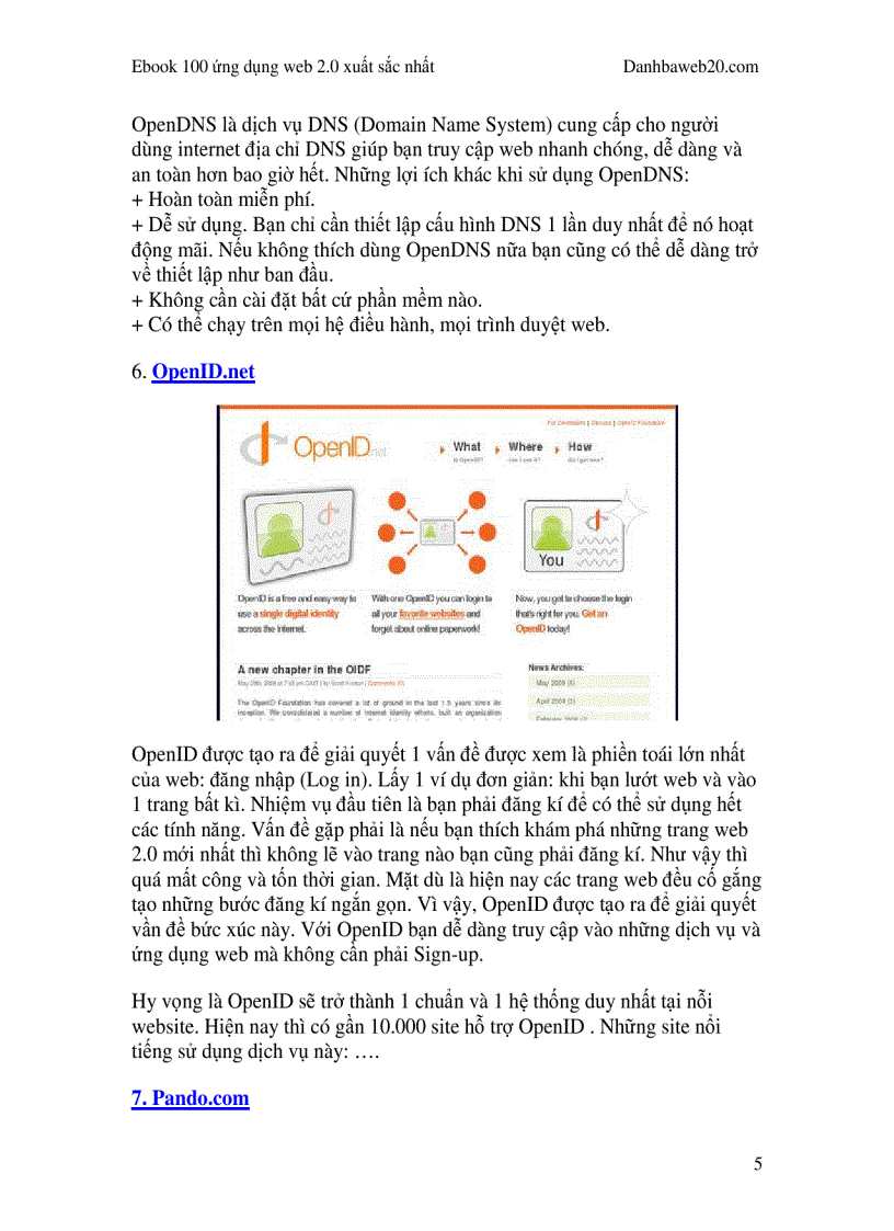 image for page Ebook 100 ứng dụng web 2 0 xuất sắc nhất