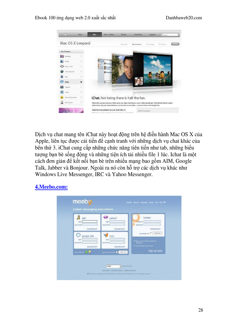 image for page Ebook 100 ứng dụng web 2 0 xuất sắc nhất