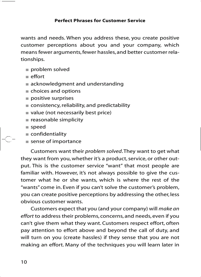 image for page Perfect phrases for Customer Service