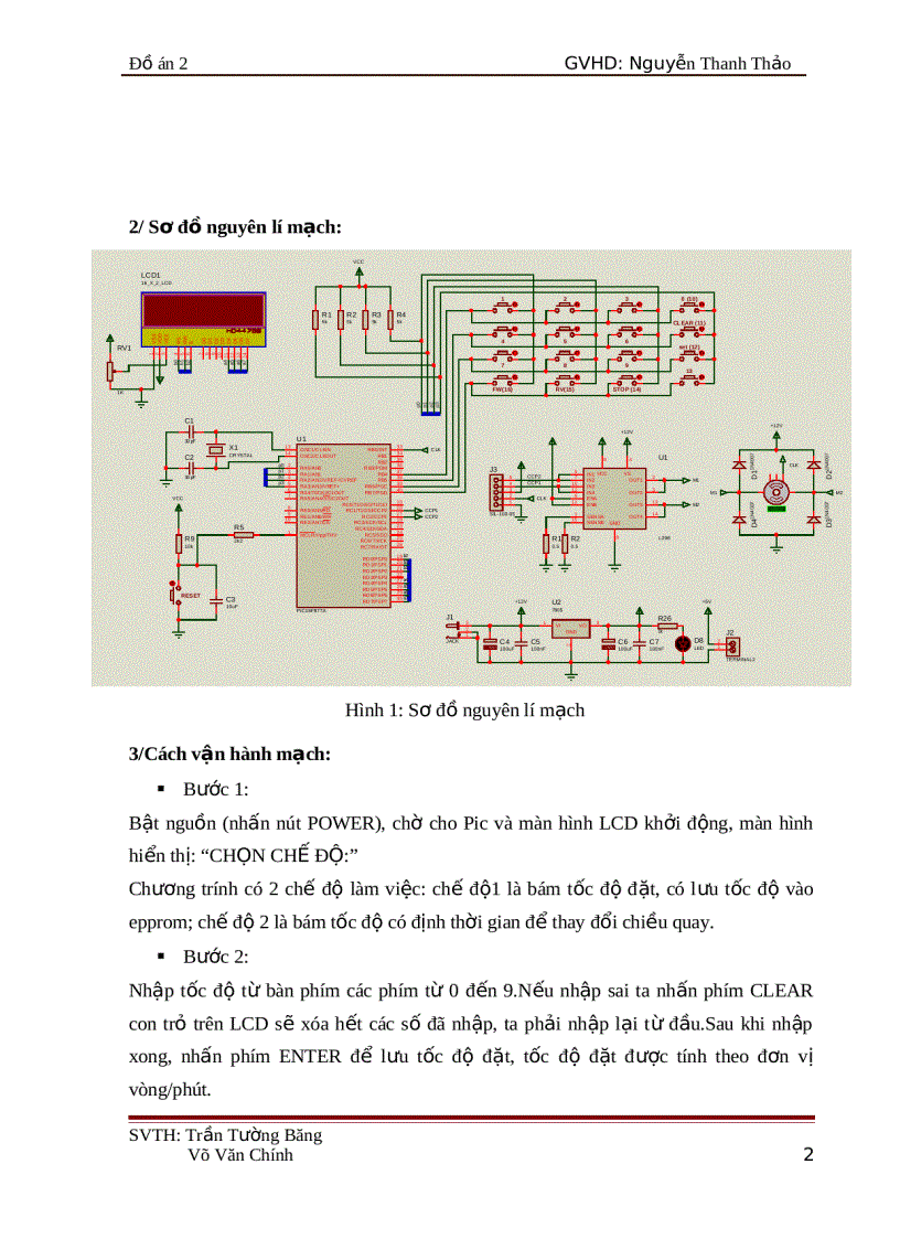 Lập trình C cho Pic 16F877A điều khiển tốc độ cho động cơ DC có gắn encoder hồi tiếp tốc độ