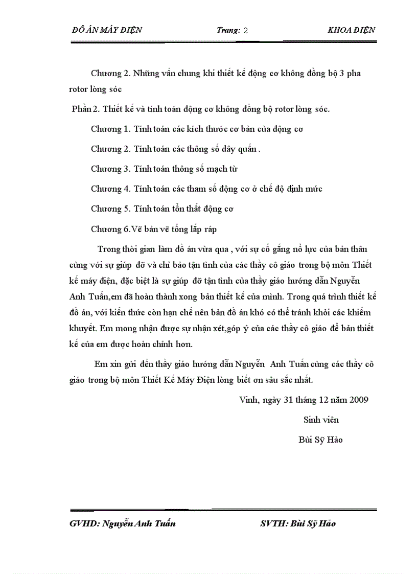 image for page Thiết kế động cơ không đồng bộ ba pha rotor lồng sóc với các số liệu cho sẵn