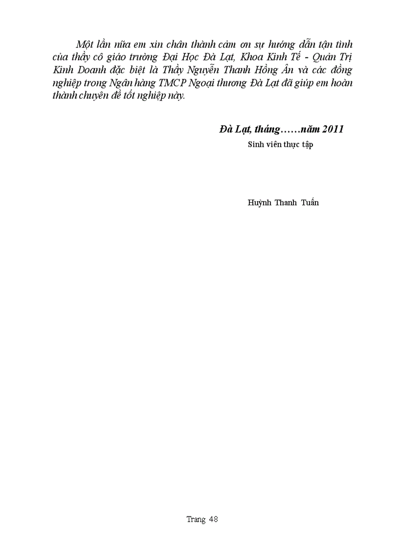 image for page Phân tích tình hình cho vay ngắn hạn đối với doanh nghiệp ngoài quốc doanh tại ngân hàng vietcombank đà lạt