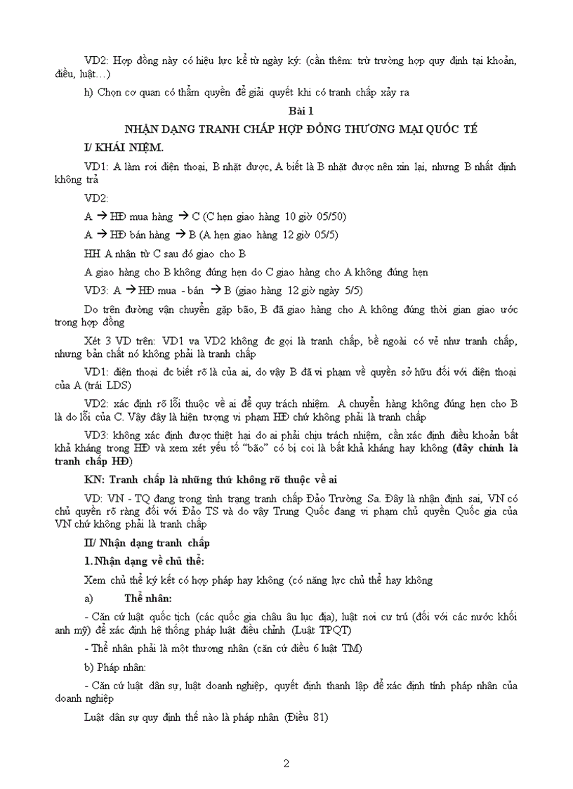 image for page Nhận dạng tranh chấp hợp đồng