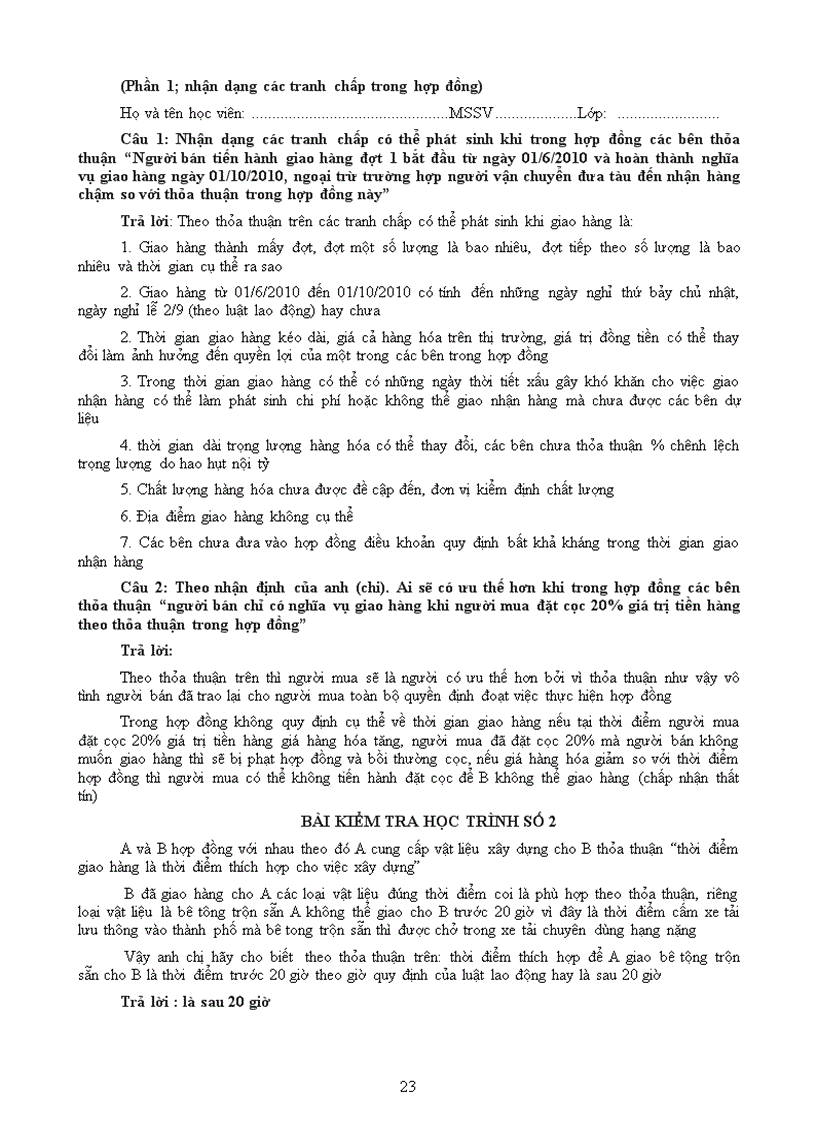 image for page Nhận dạng tranh chấp hợp đồng