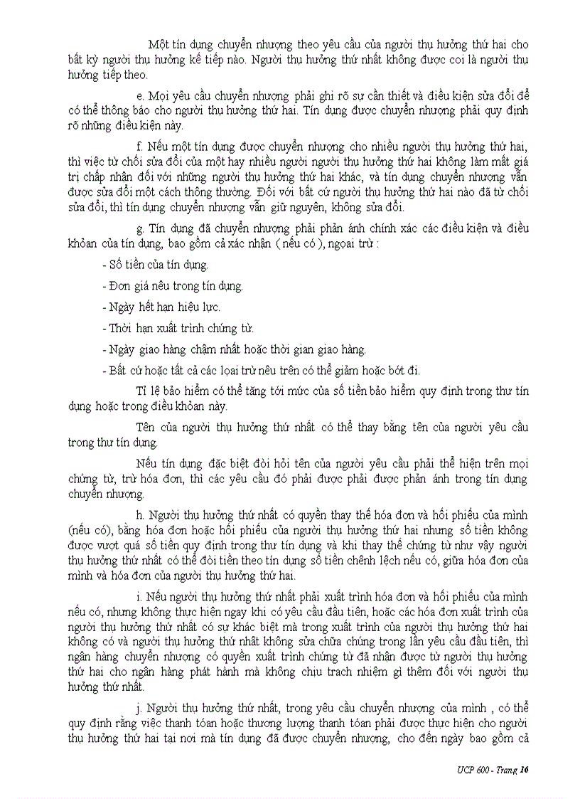 image for page Quy tắc và thực hành thống nhất về tín dụng chứng từ ucp 600