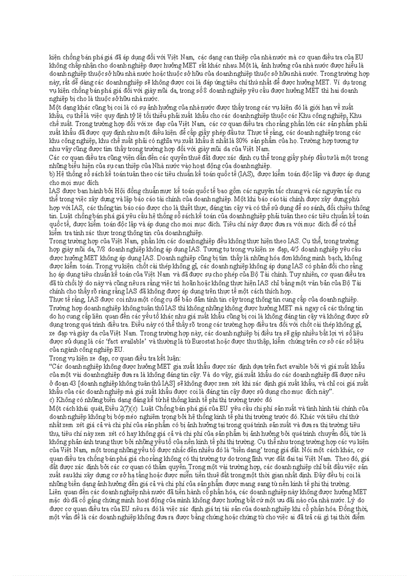 image for page Quy chế nền kinh tế phi thị trường trong pháp luật chống bán phá giá của EU và thực tiễn áp dụng trong các vụ kiện đối với hàng hóa Việt Nam