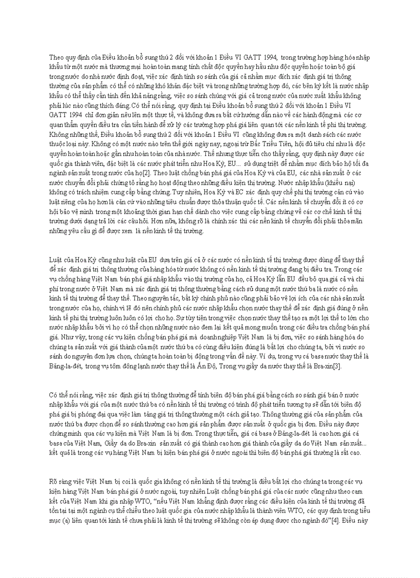 image for page Quy chế nền kinh tế phi thị trường và vấn đề minh bạch để ứng phó với các vụ kiện bán phá giá