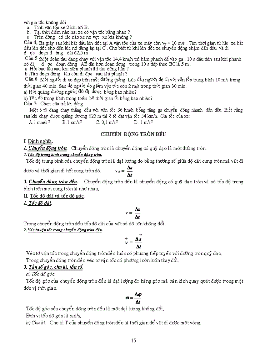 image for page Ôn tập vật lý lớp 10 theo chủ đề