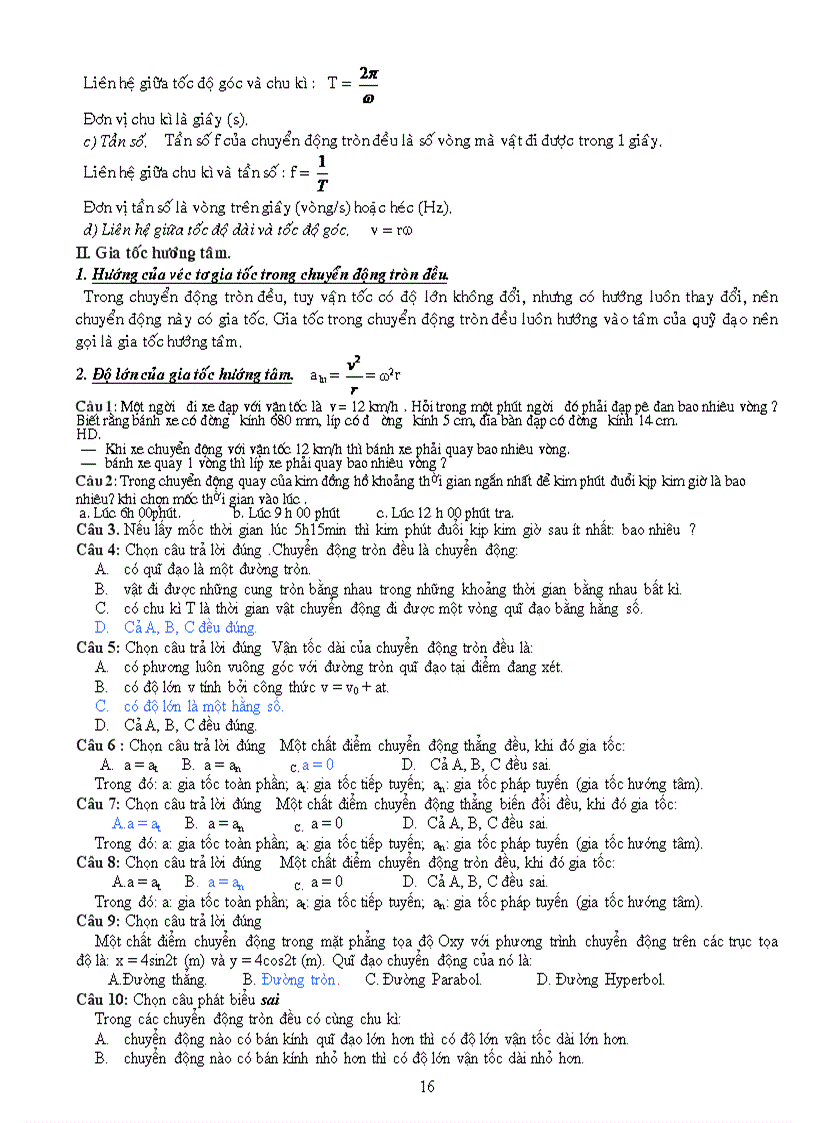 image for page Ôn tập vật lý lớp 10 theo chủ đề