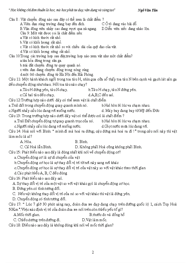 image for page Lý thuyết vài bài tập chương 1 vật lí lớp 10