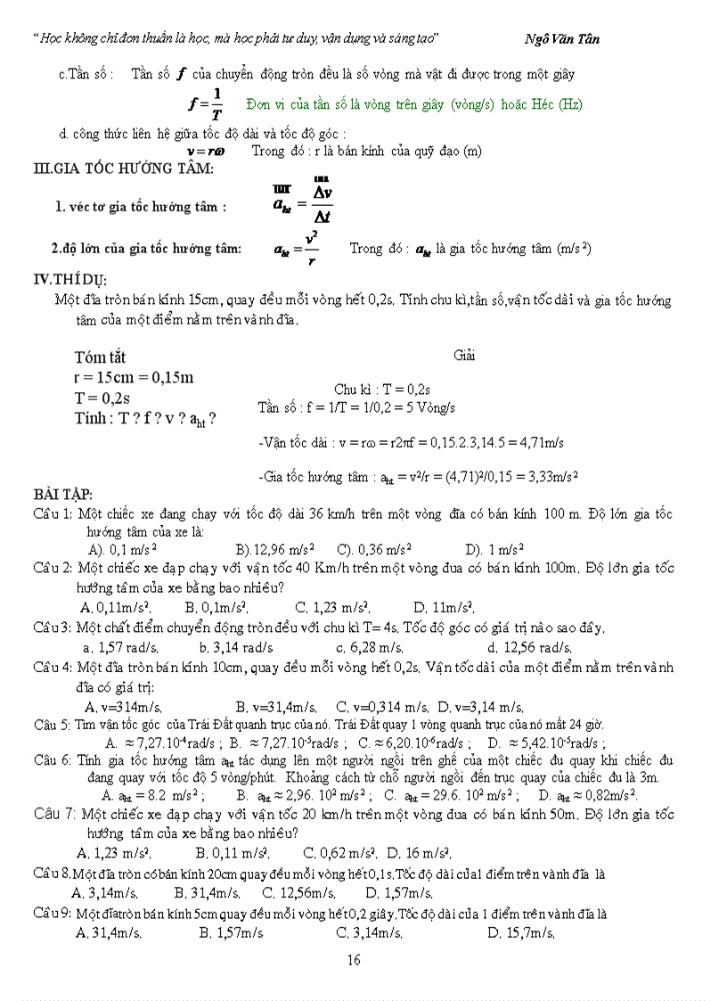 image for page Lý thuyết vài bài tập chương 1 vật lí lớp 10