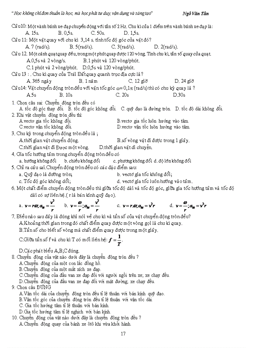 image for page Lý thuyết vài bài tập chương 1 vật lí lớp 10