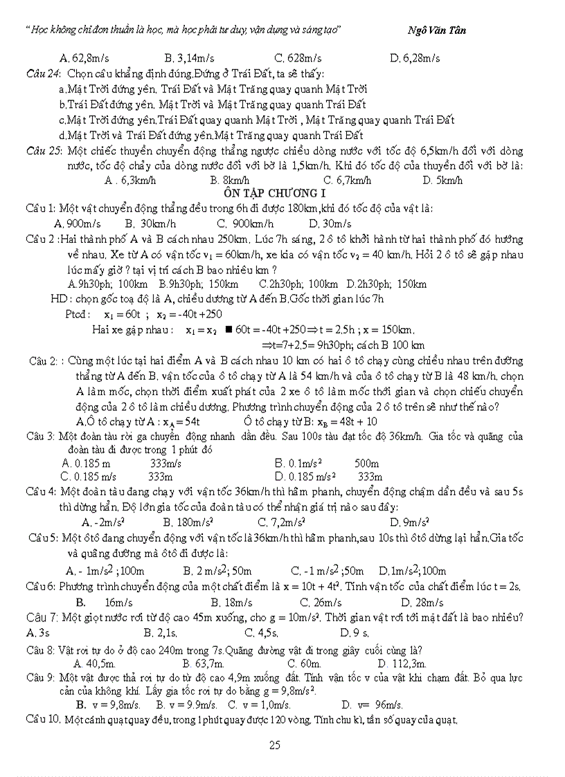 image for page Lý thuyết vài bài tập chương 1 vật lí lớp 10