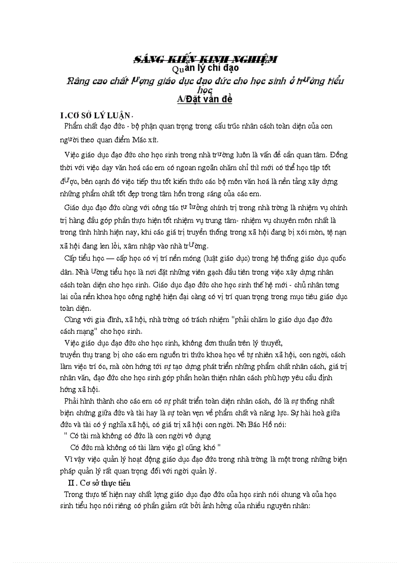 image for page Nâng cao chất lượng giáo dục tiểu học