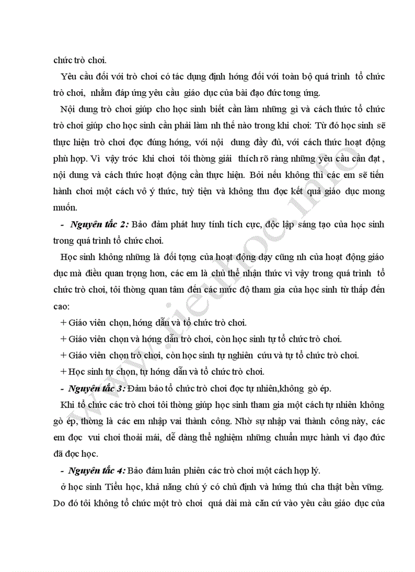 image for page Tổ chức trò chơi học tập trong giờ dạy Đạo đức