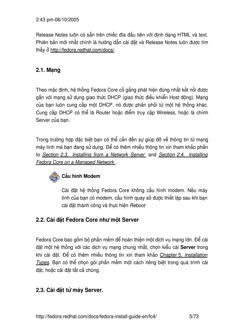 image for page Hướng dẫn cài đặt Fedora Core 4
