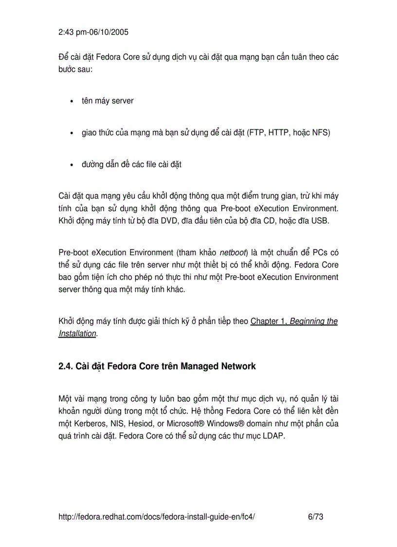 image for page Hướng dẫn cài đặt Fedora Core 4