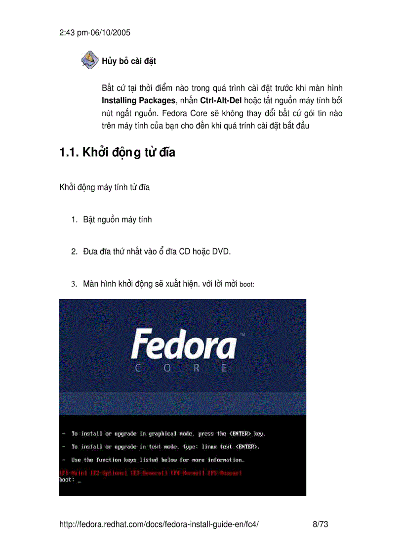 image for page Hướng dẫn cài đặt Fedora Core 4