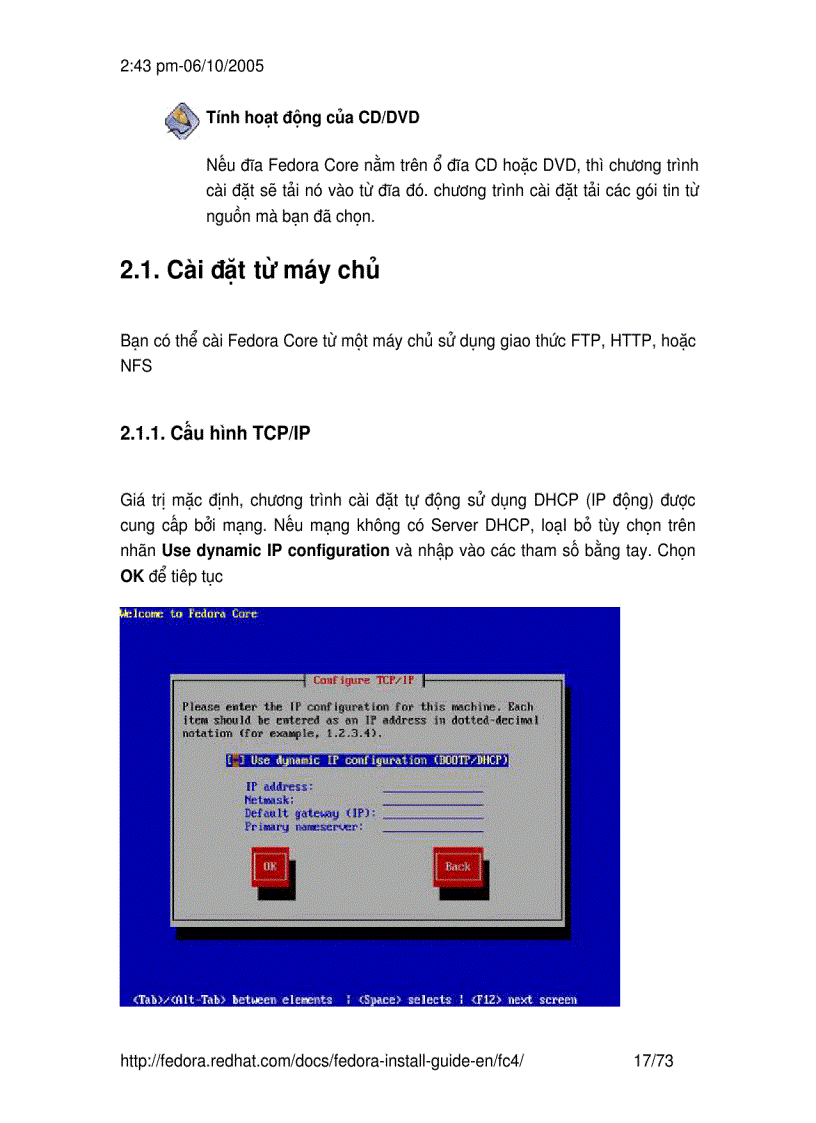 image for page Hướng dẫn cài đặt Fedora Core 4