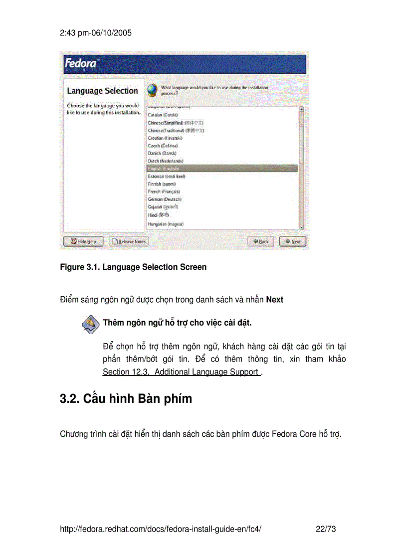 image for page Hướng dẫn cài đặt Fedora Core 4