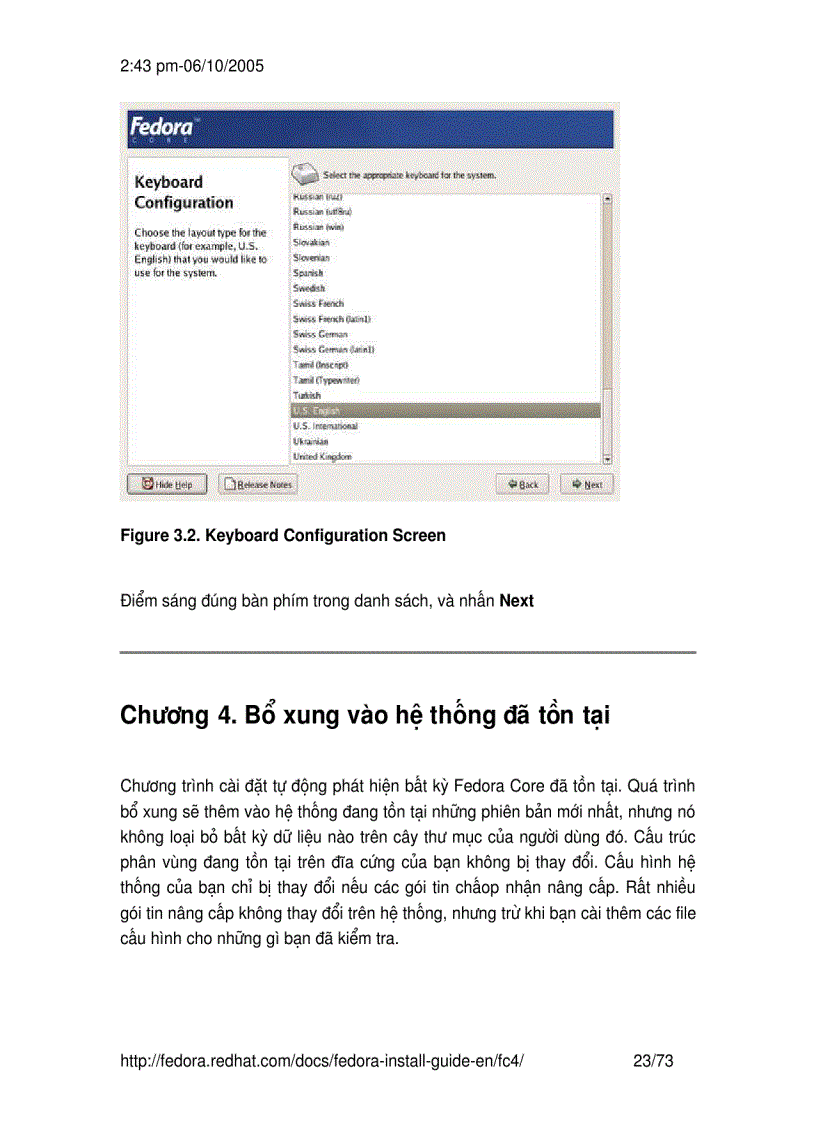 image for page Hướng dẫn cài đặt Fedora Core 4