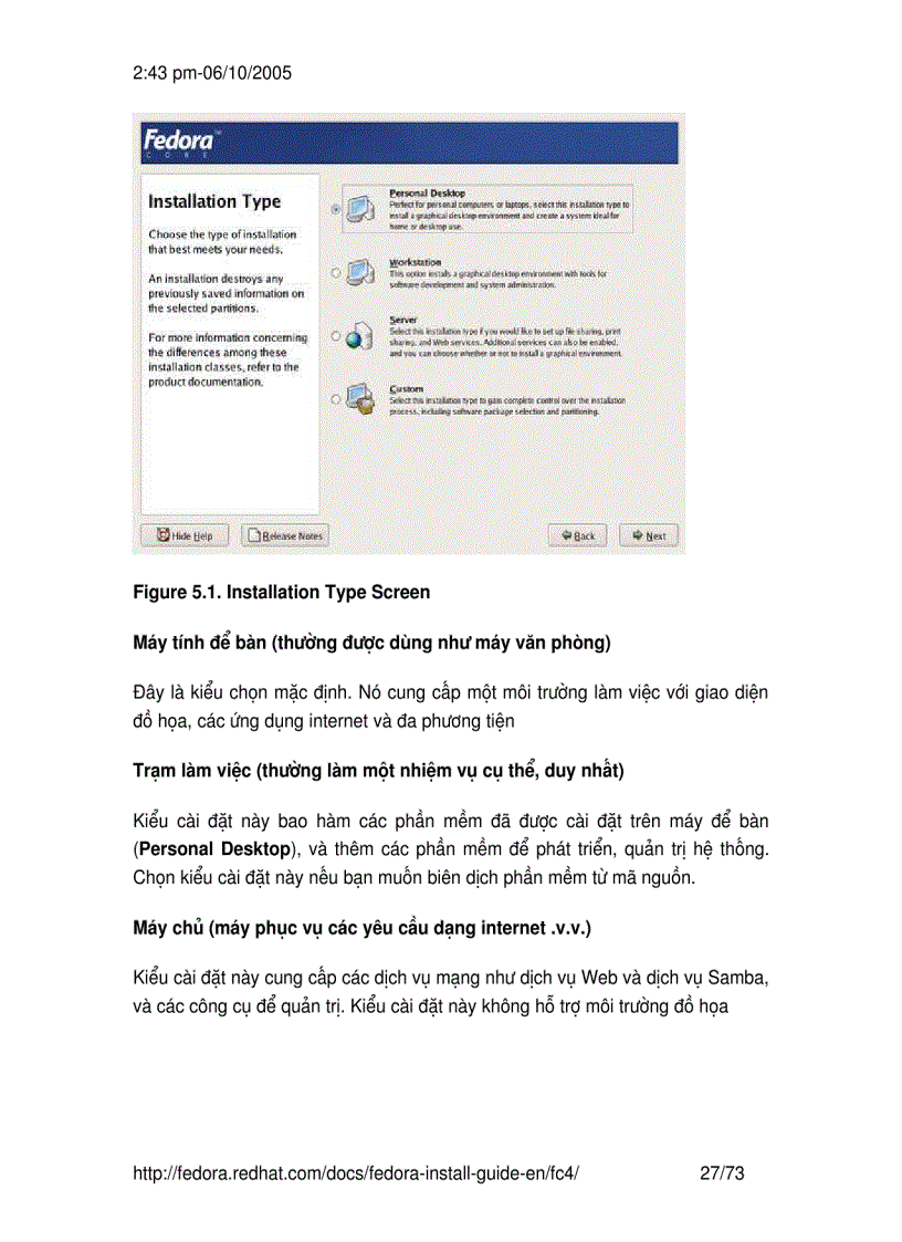 image for page Hướng dẫn cài đặt Fedora Core 4