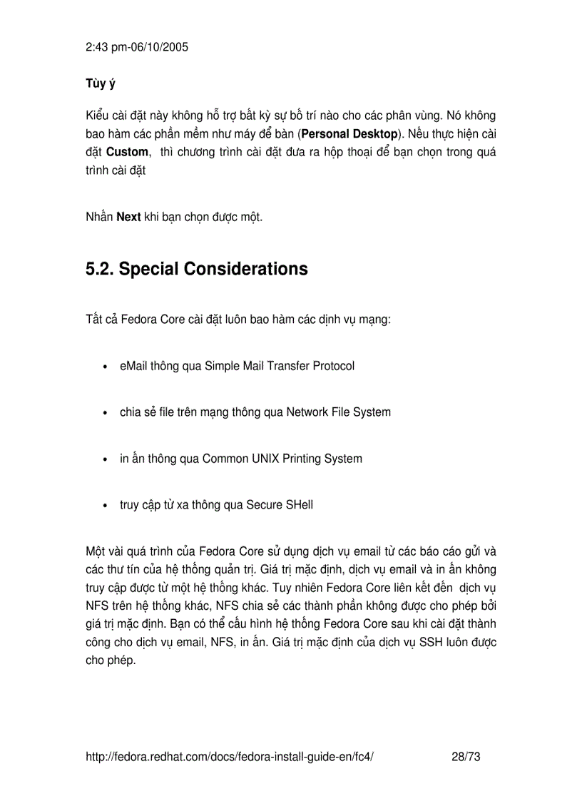 image for page Hướng dẫn cài đặt Fedora Core 4