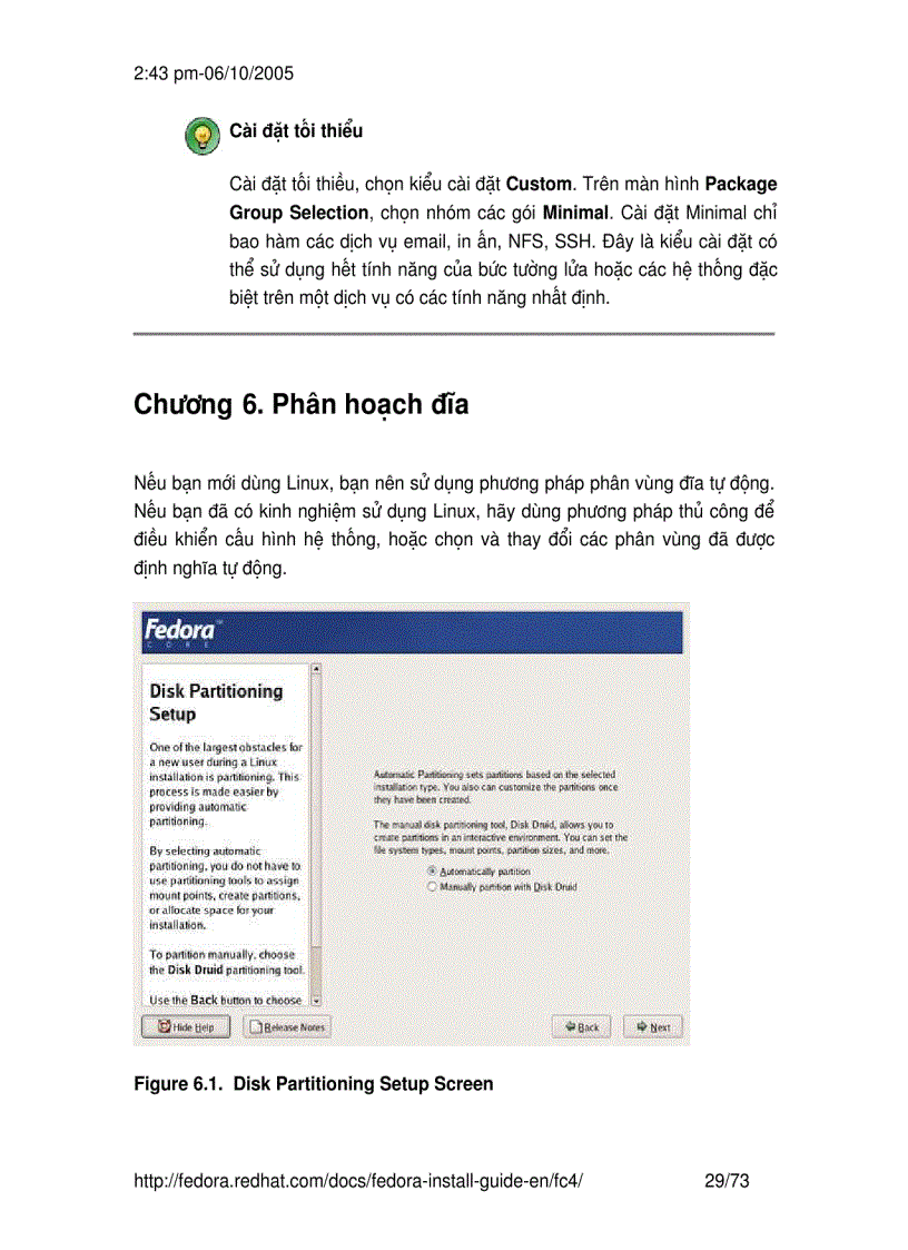 image for page Hướng dẫn cài đặt Fedora Core 4
