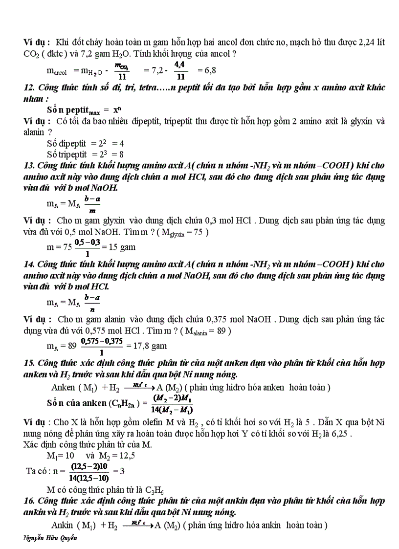 image for page 51 công thức giải nhanh bài tập trắc nghiệm hóa học