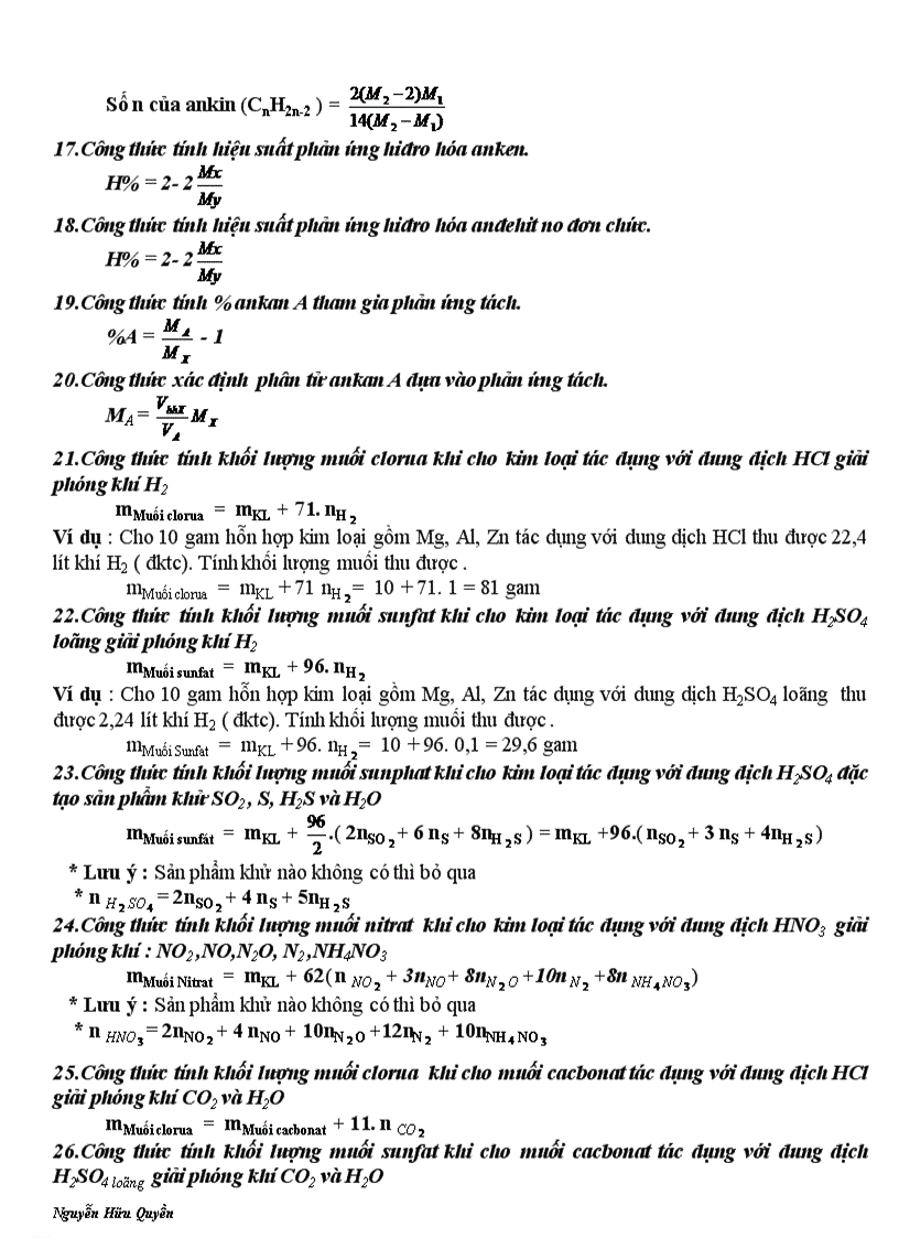 image for page 51 công thức giải nhanh bài tập trắc nghiệm hóa học