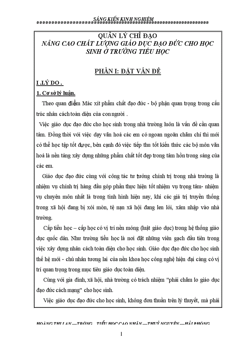 image for page Giáo dục đạo đức lối sống cho hs tiểu học