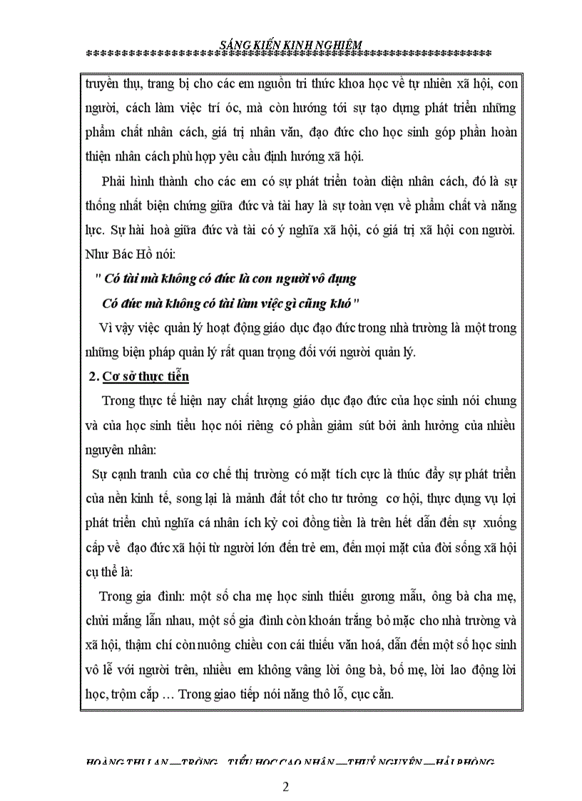 image for page Giáo dục đạo đức lối sống cho hs tiểu học