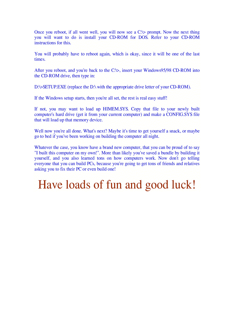 image for page How to built your own computer