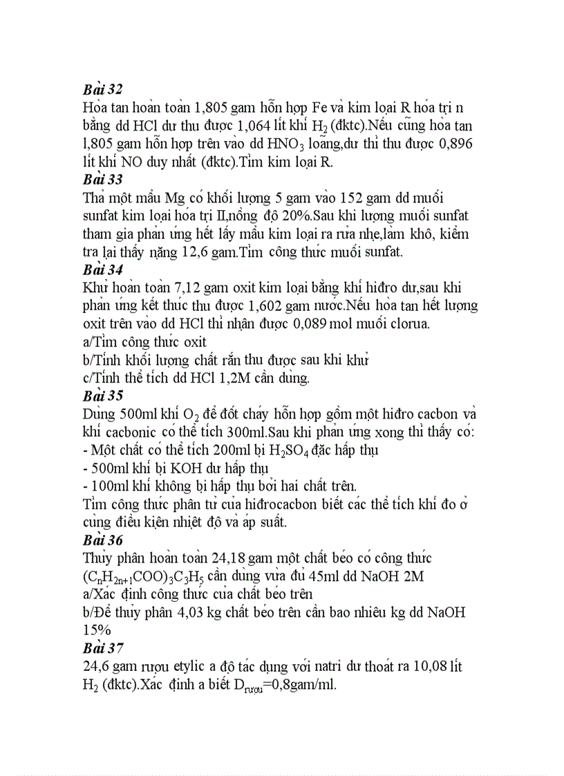 image for page 100 bài tập hóa hữu cơ