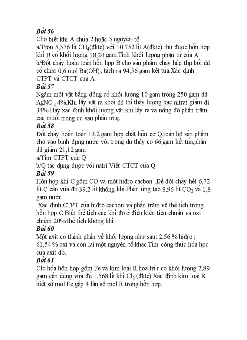 image for page 100 bài tập hóa hữu cơ