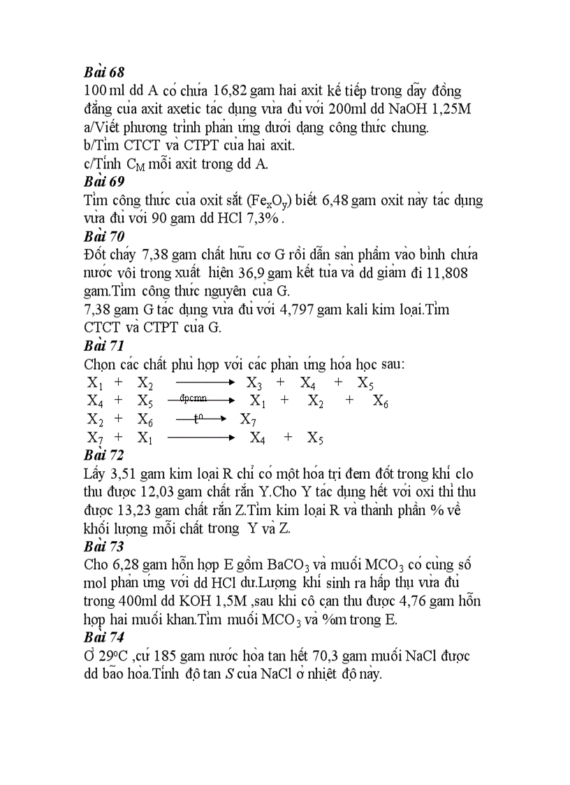 image for page 100 bài tập hóa hữu cơ