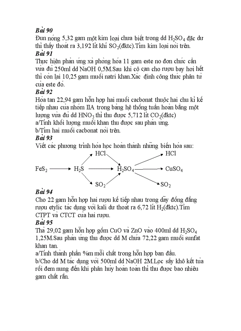 image for page 100 bài tập hóa hữu cơ