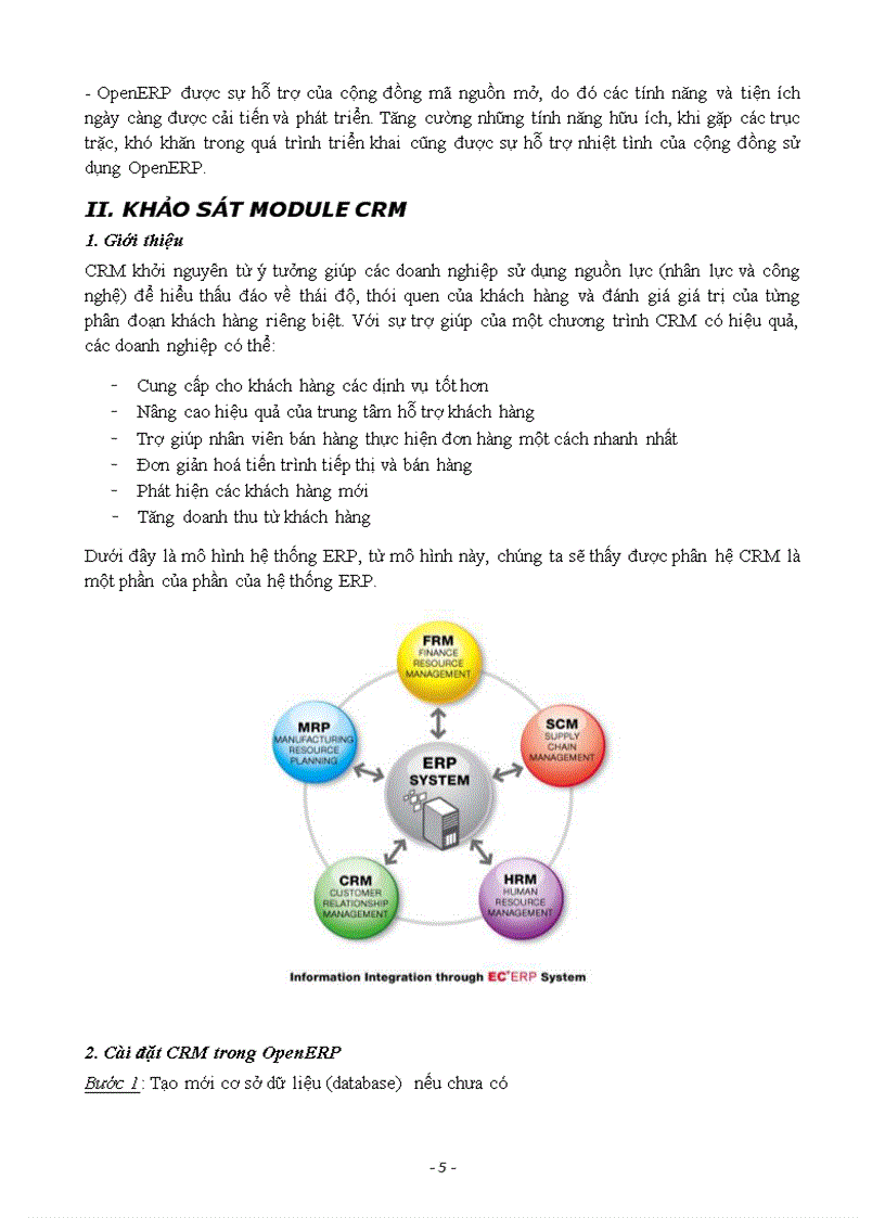 image for page Khảo sát hoạt động của hệ thống Open ERP